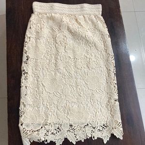 Imported lace skirt